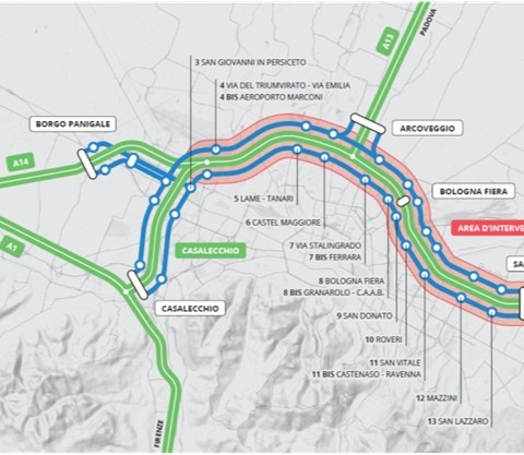 2016. Autostrada A14 “PASSANTE DI MEZZO” di Bologna. Analisi Costi-Benefici