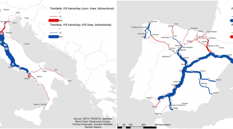 Articolo su rivista: "Delusions of success: Costs and demand of high-speed rail in Italy and Spain" (Beria P., Grimaldi R., Albalate D., Bel G.)